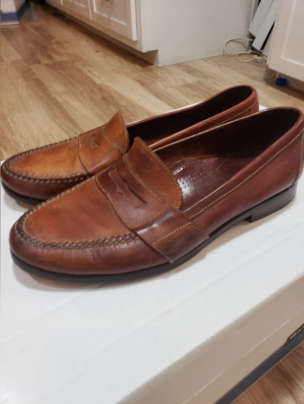 Cole Haan Leather Penny Loafers Men Size 11 1/2